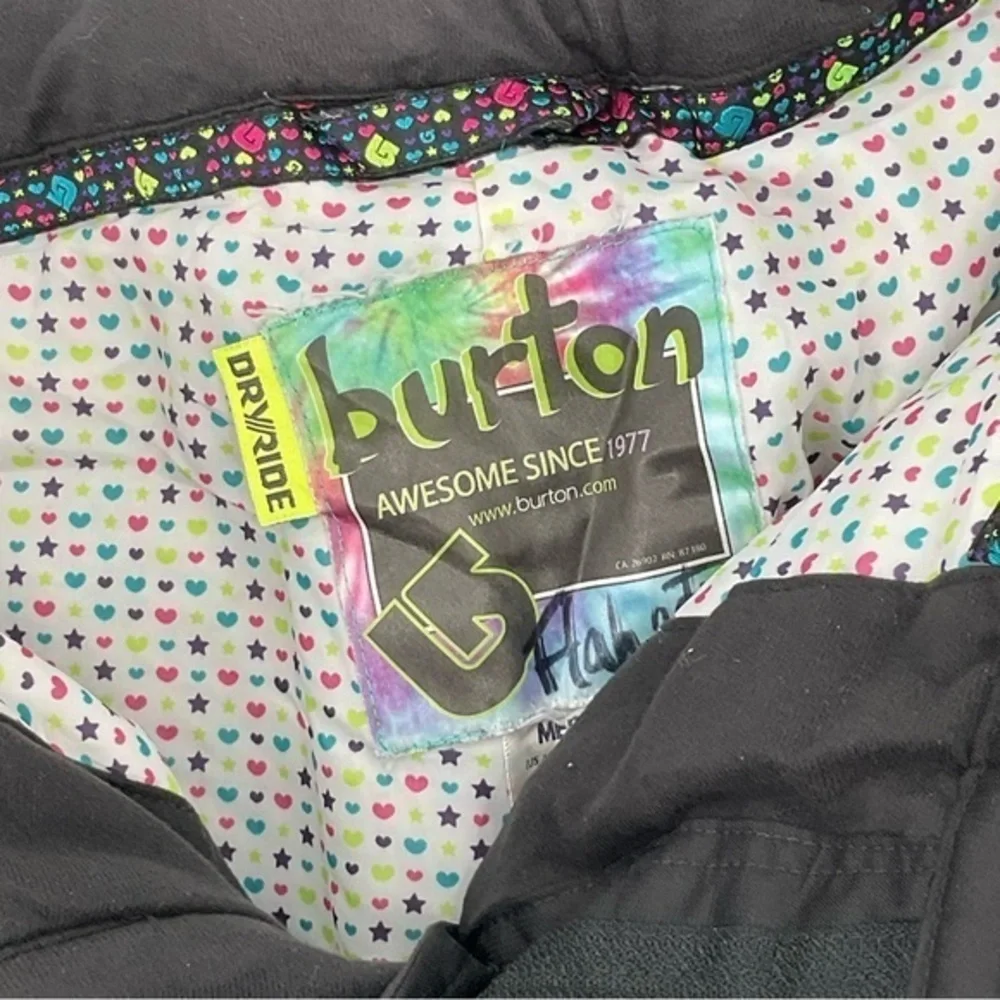 Burton Kids Black Barnstorm Driride Ski Pants Size‎ Medium